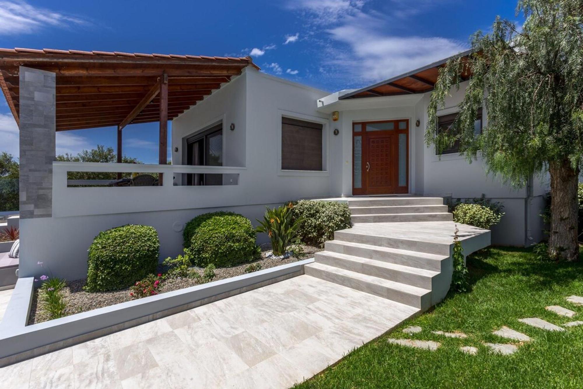 Villa Ampelaki - Premium Villa With Heated Pool Kounoupidhianá Extérieur photo